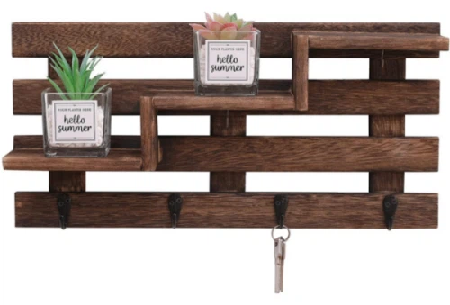 Richness Of Brown Wooden Wall Decor